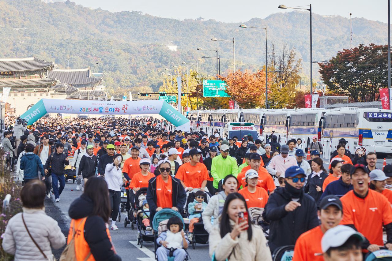 가족 웰니스 축제, ‘한화손보와 함께하는 유아차 런’ 성료