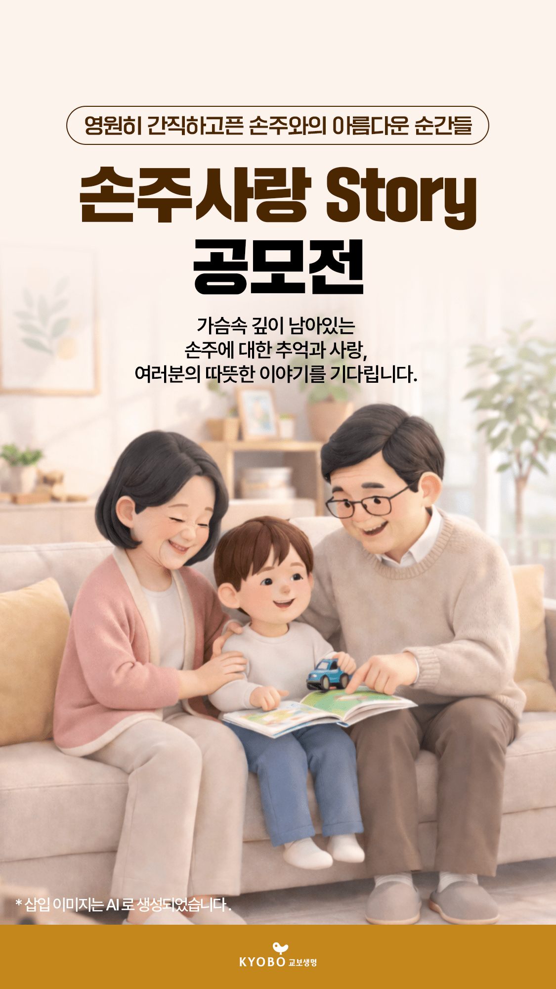 교보생명, 가정의 달 고객 참여형 ‘손주사랑 스토리 공모전’ 개최